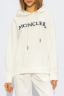 Moncler WHITE Hoodie with logo