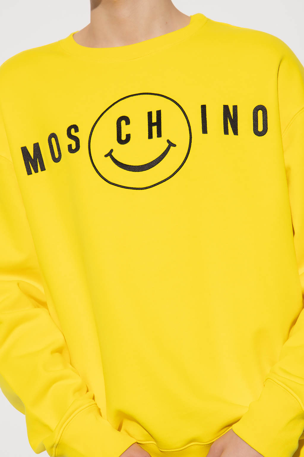 Moschino T-shirt mangas compridas Neck And Neck