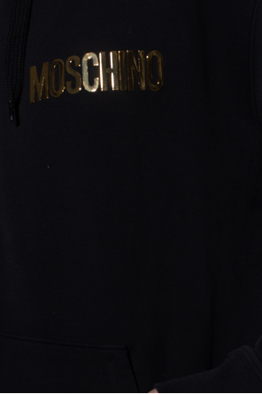 Moschino Zip-up cable-knit hoodie