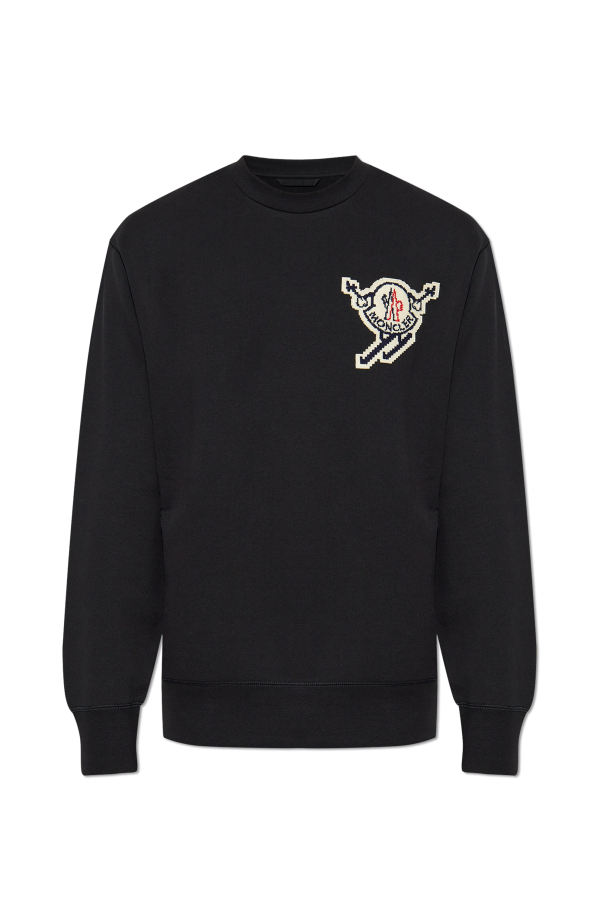 Moncler Sweatshirt with logo patch