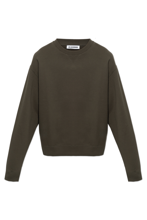 Sweatshirt with printed logo od JIL SANDER