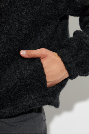 JIL SANDER Chaqueta de lana con cuello mao