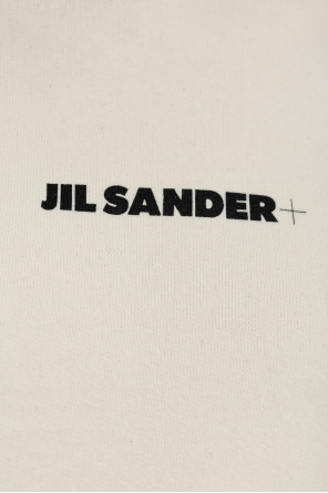 JIL SANDER+ logo连帽衫