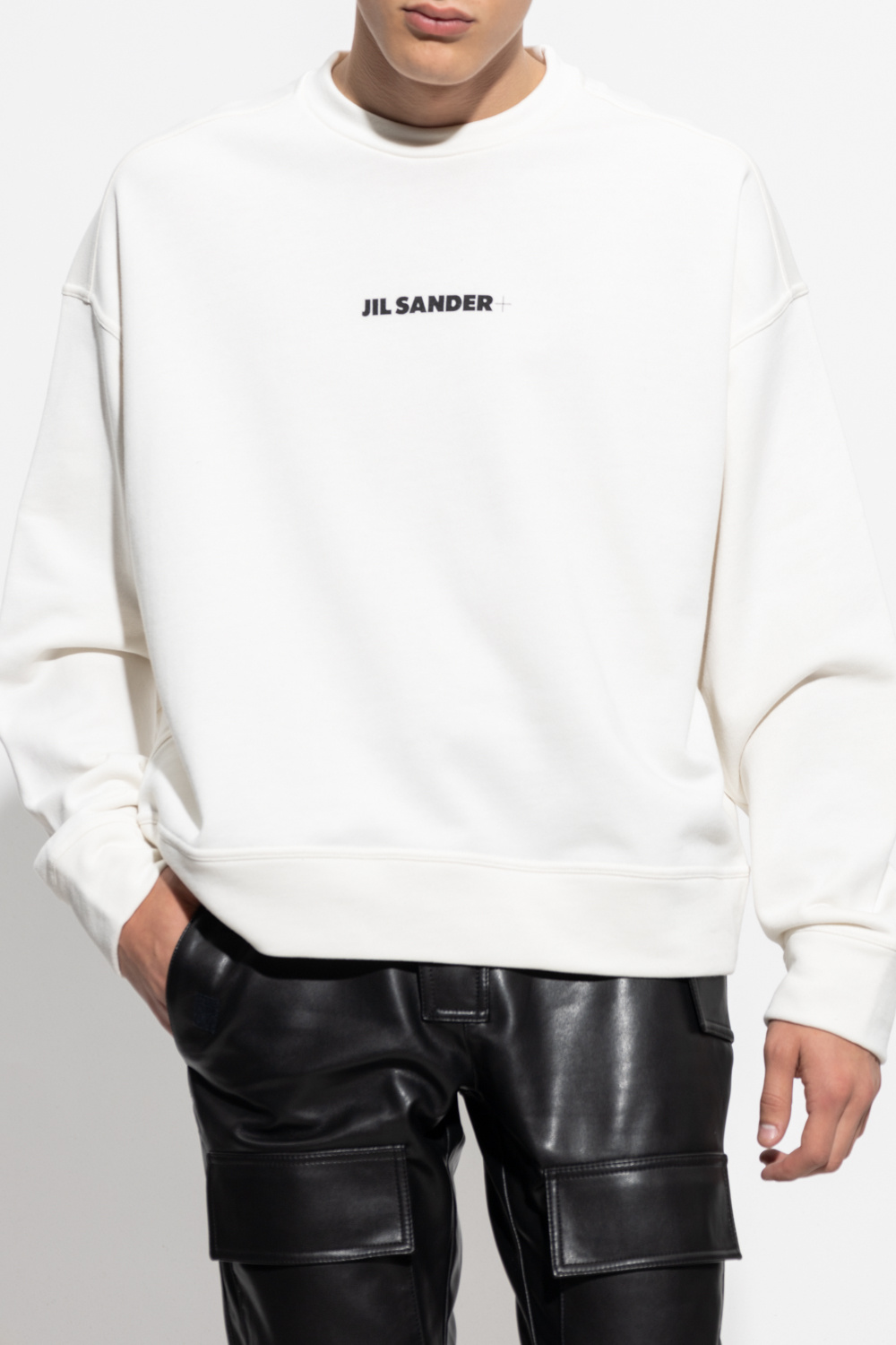 JIL SANDER+ Jil Sander fluted A-line wool skirt