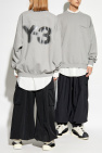 Y-3 GREY Sweatshirt with printed logo