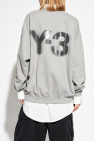 Y-3 GREY Sweatshirt with printed logo