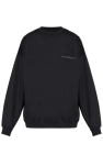 Y-3 BLACK Sweatshirt with printed logo