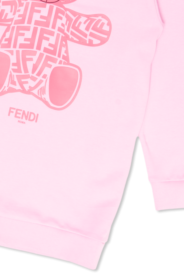 Fendi Kids Her dress is Fendi as well