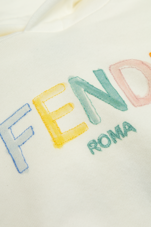 Fendi Kids Sudadera con logo