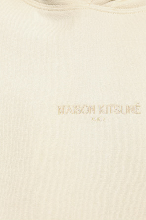 Maison Kitsuné Petite Cinched Waist Denim Shirt Dress