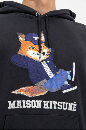 Maison Kitsuné Hoodie with logo