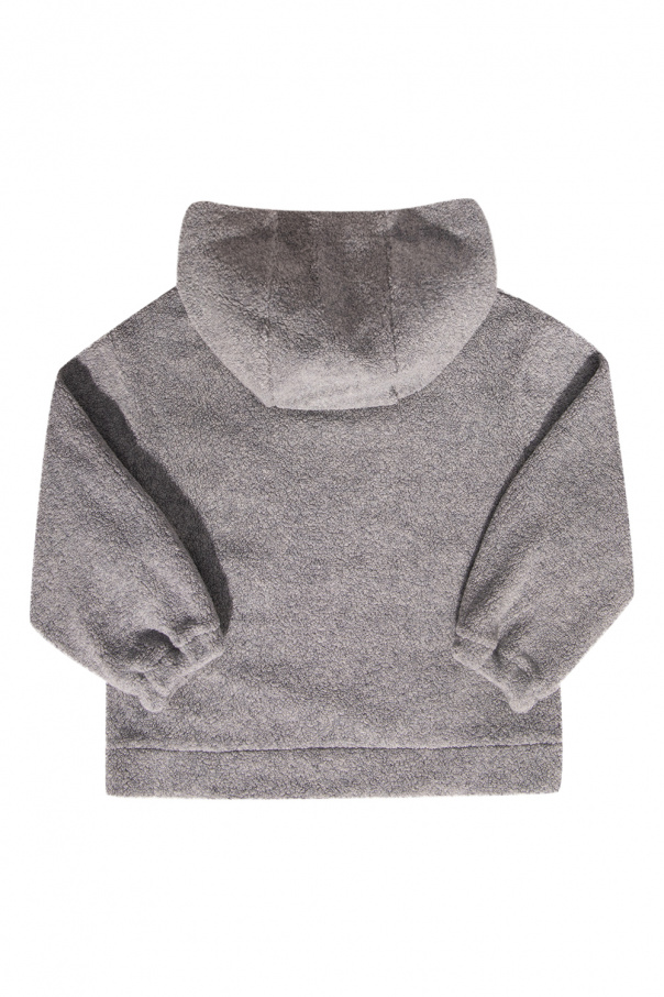 Fendi Kids Bianco hoodie with logo