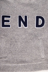 Fendi Kids Fleece hoodie with logo