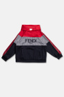 Fendi Kids BLACK Hoodie with logo