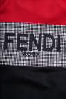 Fendi Kids BLACK Hoodie with logo