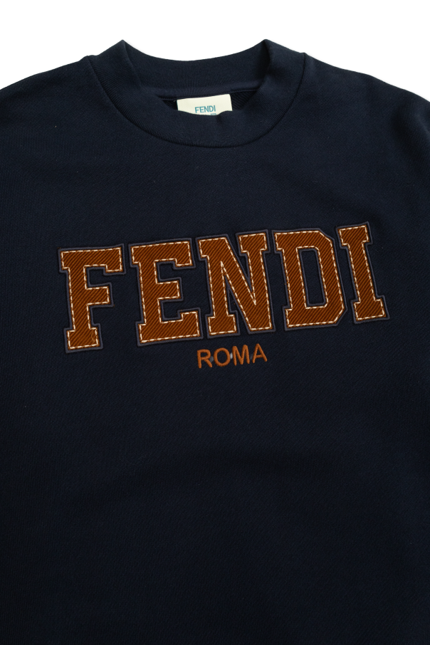 Fendi Kids Bluza z logo