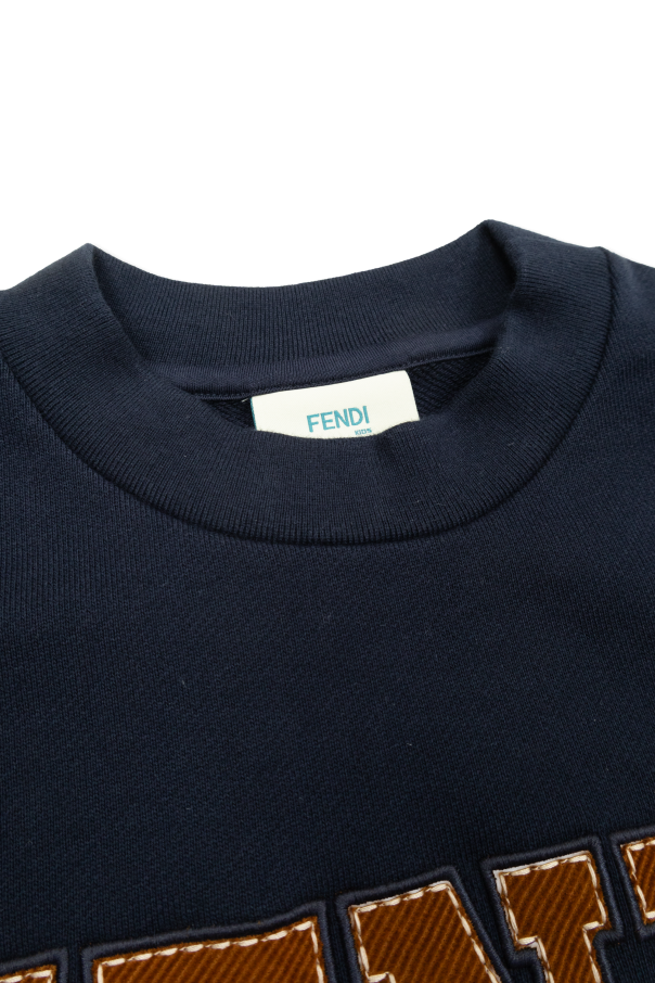 Fendi Kids Bluza z logo