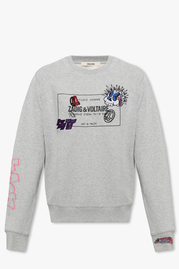 Zadig & Voltaire ‘Simba’ sweatshirt Stretch-baumwolle with logo