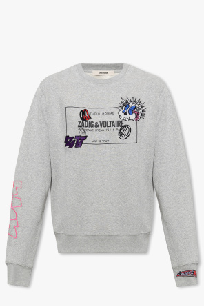 ‘simba’ sweatshirt with logo od Zadig & Voltaire