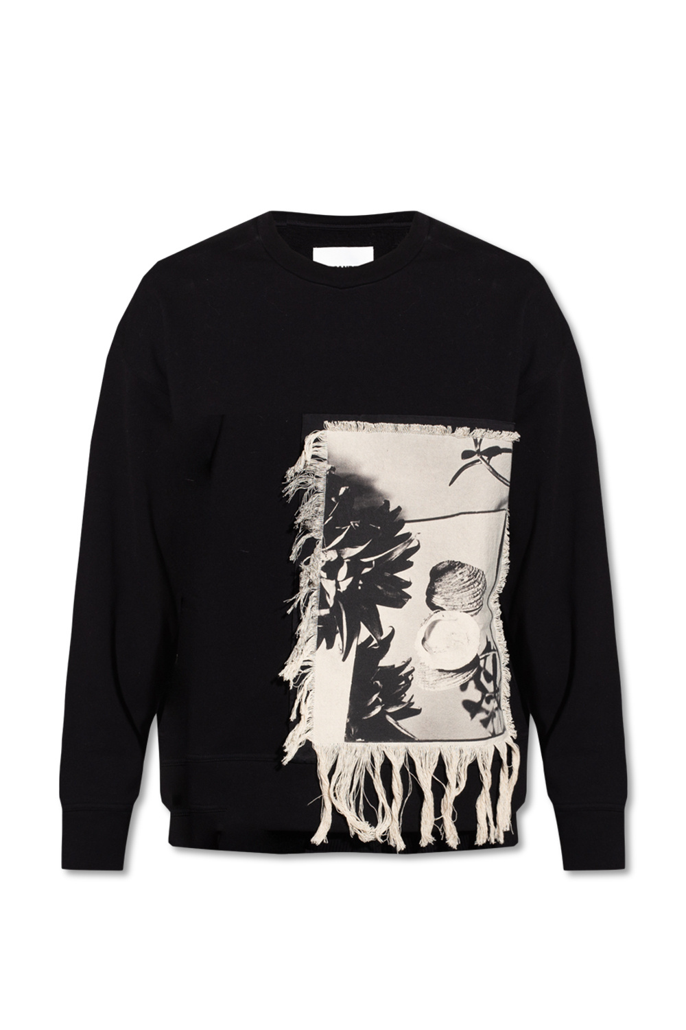 JIL SANDER Patched sweatshirt