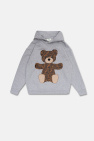 Fendi Kids GREY Printed hoodie