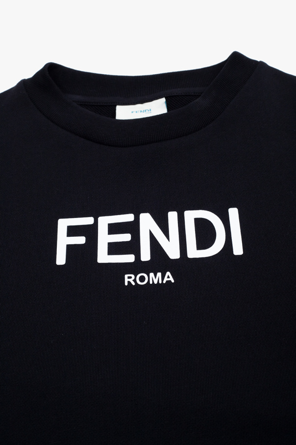 Fendi Kids fendi ff logo panelled backpack item