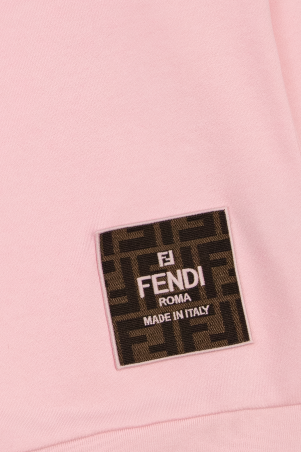 Fendi Kids Fendi hooded zip-up jacket