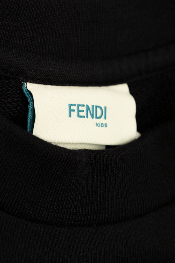 Fendi Kids Bluza z logo