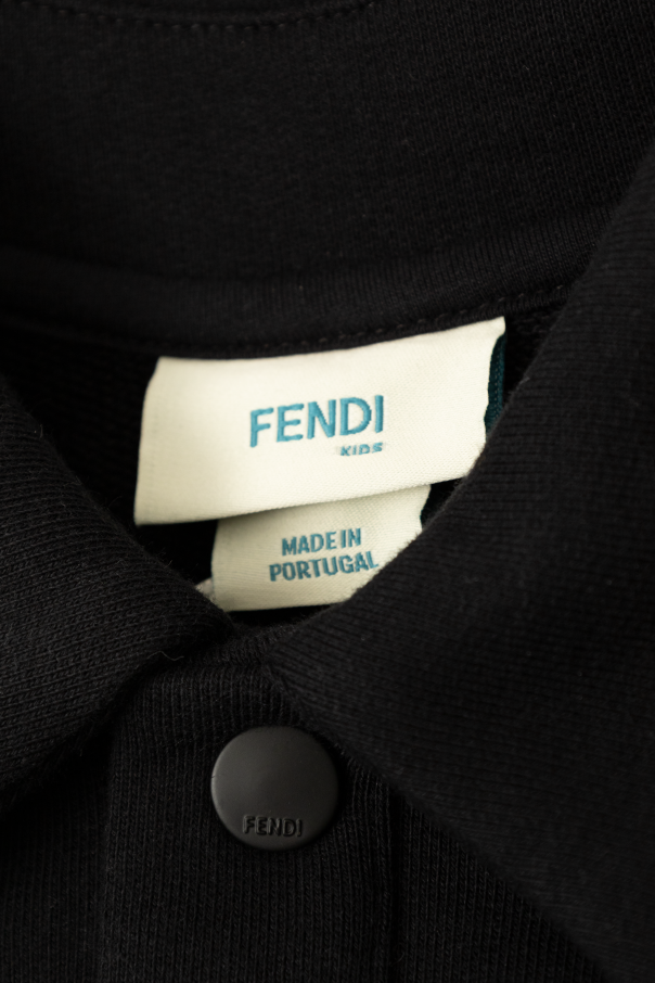 Fendi Kids Sweatshirt with collar