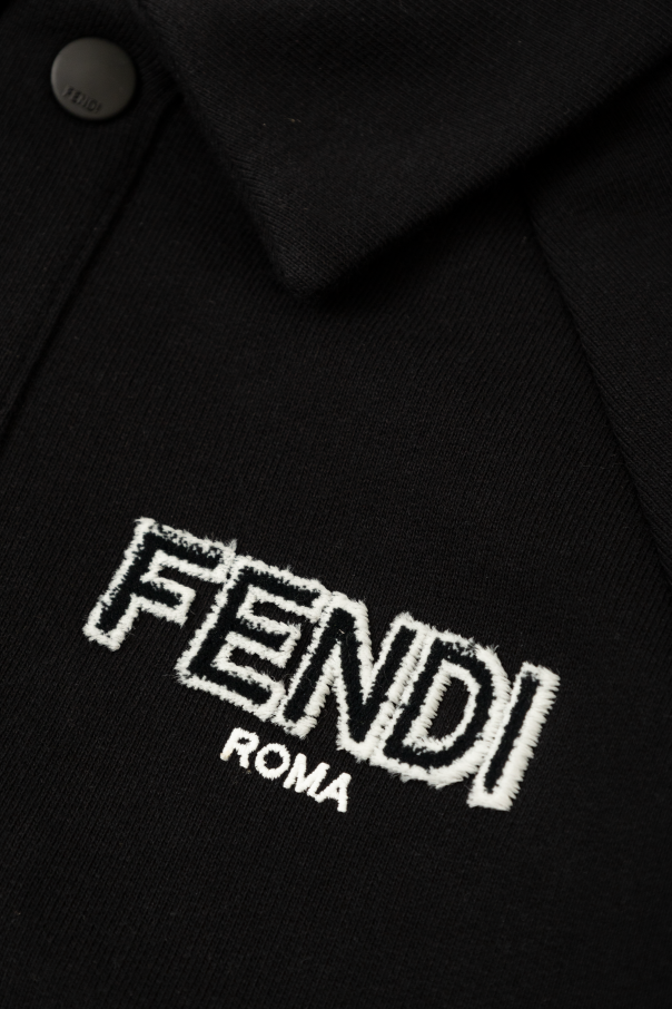 Fendi Kids Sweatshirt with collar