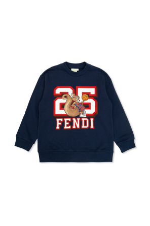 Sweatshirt mit buntem Print