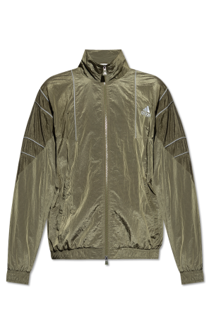 Jacket with printed logo