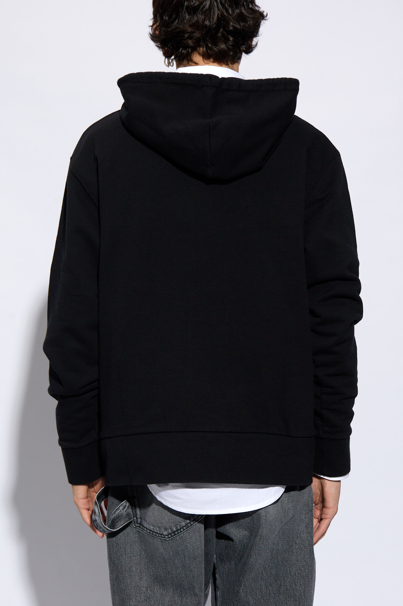 JW Anderson STRIPED hoodie with logo