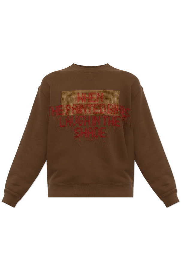 Sweatshirt with embroidery od JW Anderson