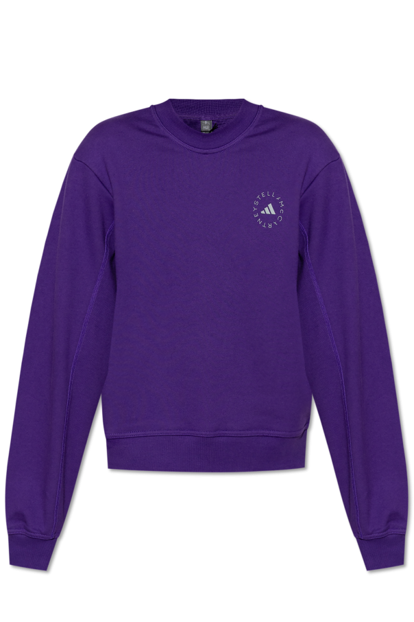 Sweatshirt with printed logo od ADIDAS by Stella McCartney