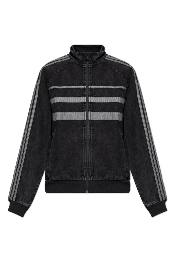 Denim jacket with a stand-up collar od ADIDAS Originals