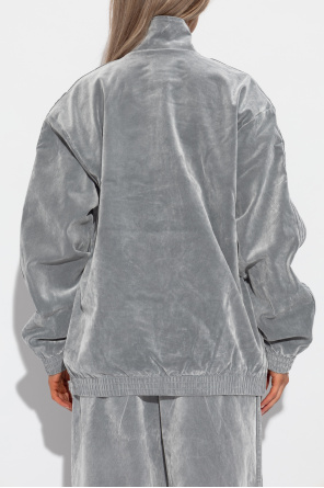 ADIDAS Originals Velvet sweatshirt with logo-shaped appliqué.