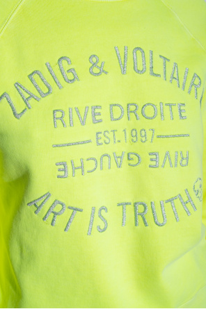 Zadig & Voltaire Bluza z wyszytym logo ‘Brode’