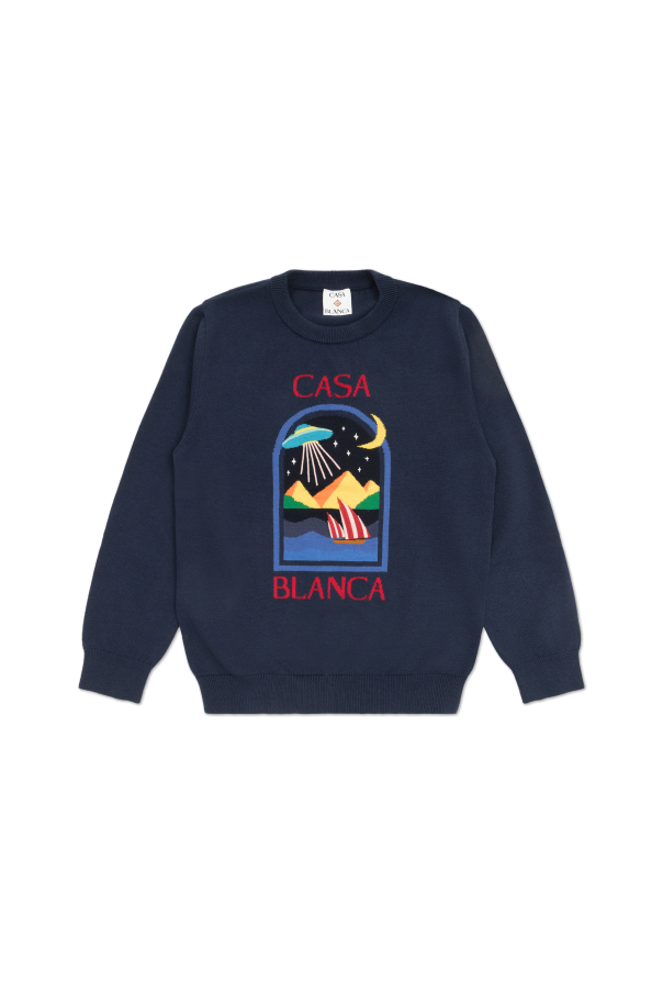 Sweater with a colorful pattern od Casablanca Kids
