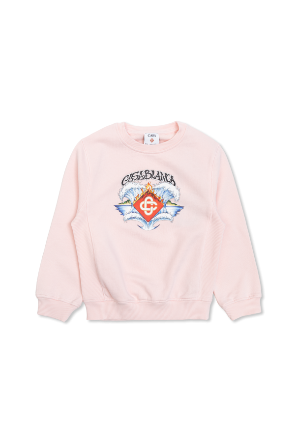 Sweatshirt with printed logo od Casablanca Kids