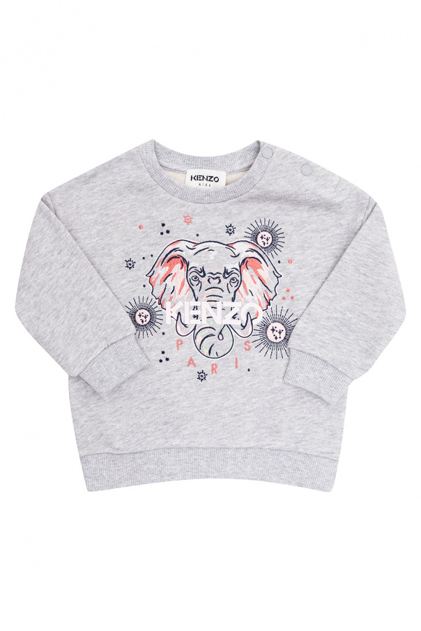 Kenzo Kids sweatshirt nero with logo