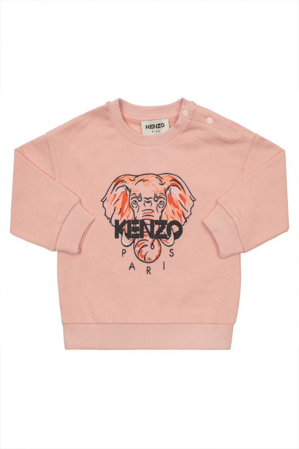 Kenzo Kids FRED PERRY panelled sleeve sweatshirt