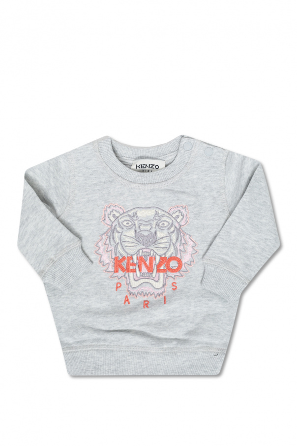 Kenzo Kids sweatshirt cropped with tiger motif