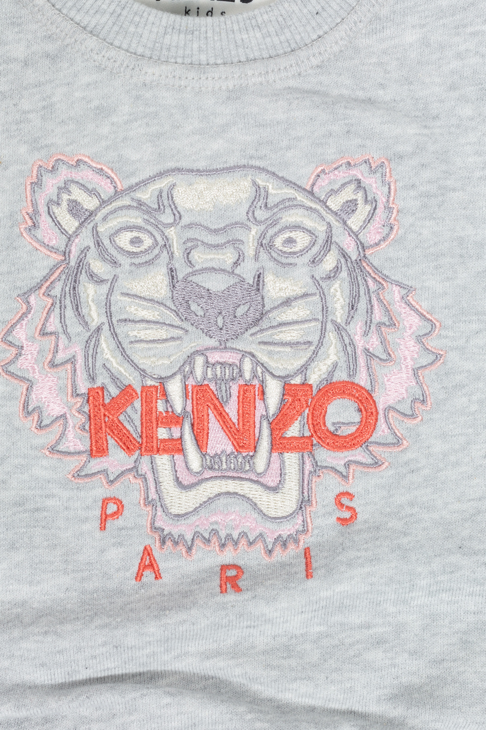 Kenzo Kids sweatshirt cropped with tiger motif