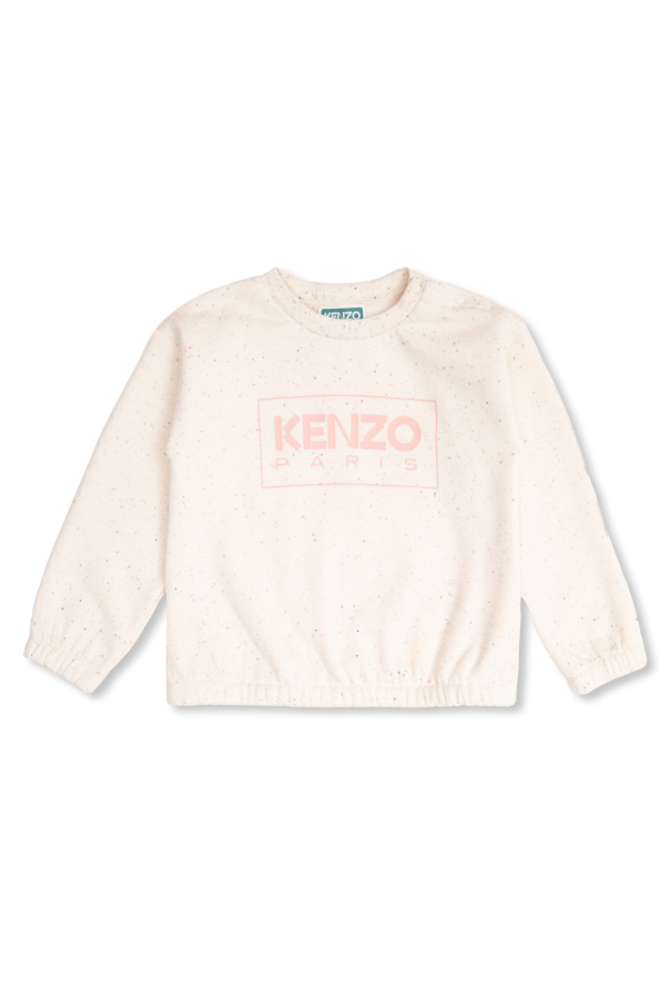 Kenzo Kids T-shirt New Balance Essentials Graphic preto branco