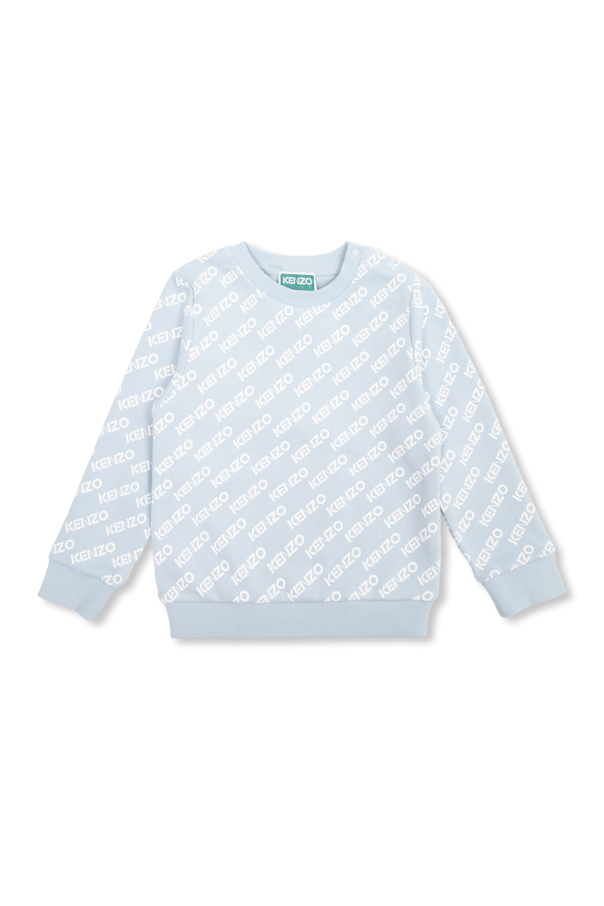 Kenzo Kids white sweatshirt with logo