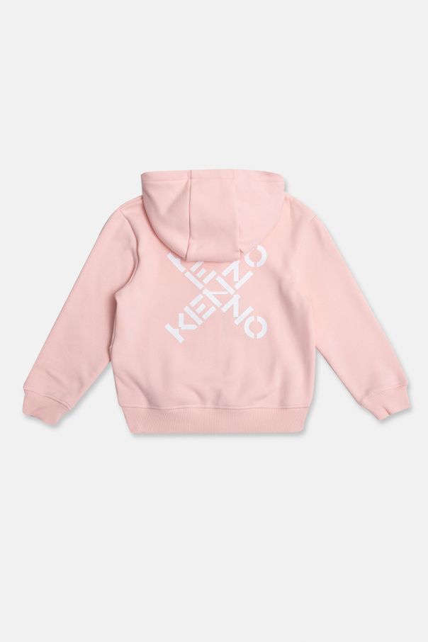 Kenzo Kids Zip-up Jacquard hoodie