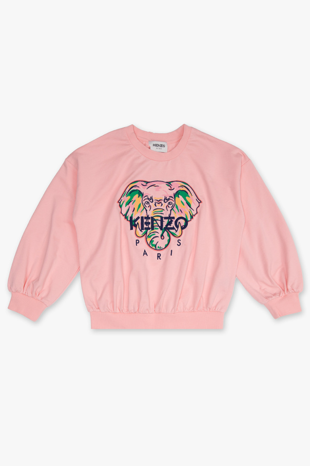 Kenzo Kids perfectly teamed with a crisp print shirt for a polished finish