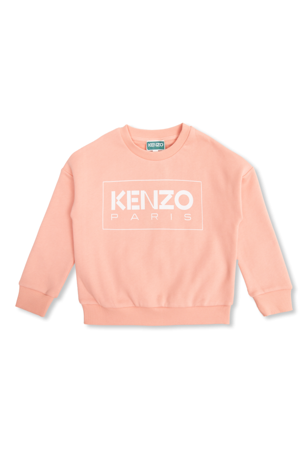 Kenzo Kids Lena Luxe Jersey Long Sleeve Shirt w Pleats