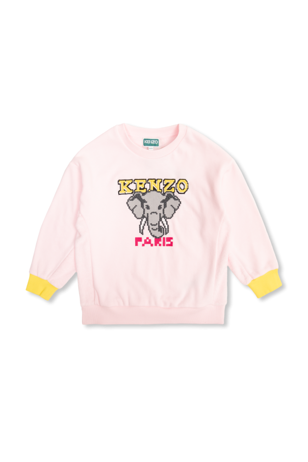 Sweatshirt with logo od Kenzo Kids